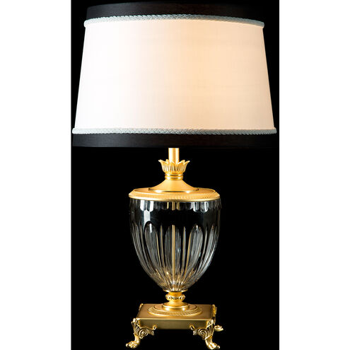 Mariner Luxury 23.62 inch 9 watt Antique Gold Plated Table Lamp Portable Light