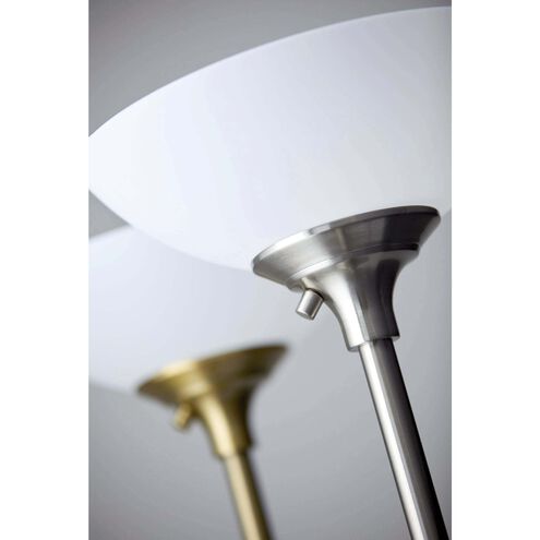 Glenn 71 inch 150.00 watt Antique Brass Floor Lamp Portable Light