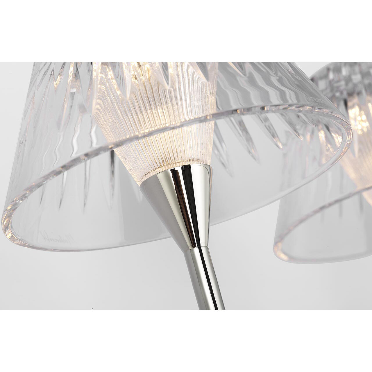 Waterford Blaze Tail Sconce Wall Light in Polished Nickel