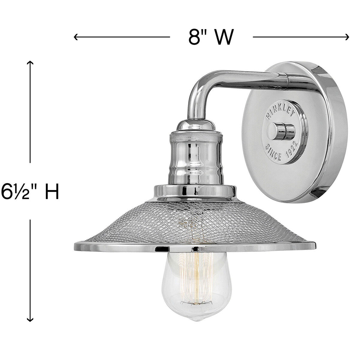 Rigby 1 Light 8.75 inch Polished Nickel Vanity Light Wall Light