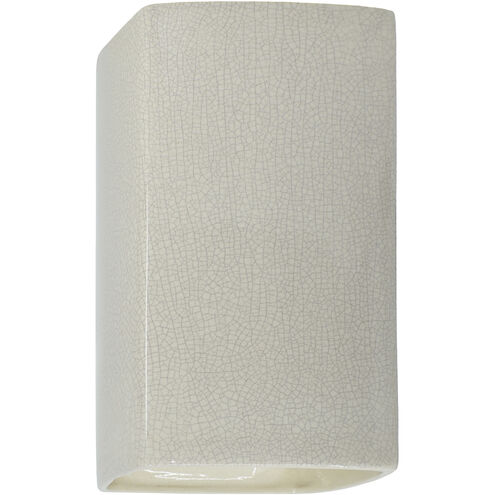 Ambiance 2 Light 7.25 inch White Crackle ADA Wall Sconce Wall Light in Incandescent, Large
