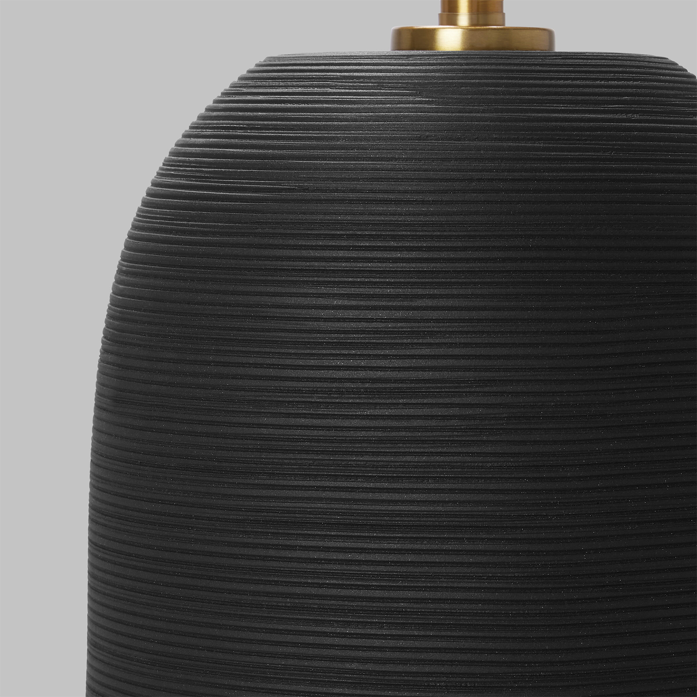 Hable Fanny 28.13 inch 9.00 watt Rough Black Ceramic Table Lamp Portable Light