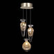 Essence 3 Light 8.5 inch Gold Pendant Ceiling Light