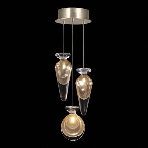 Essence 3 Light 8.5 inch Gold Pendant Ceiling Light