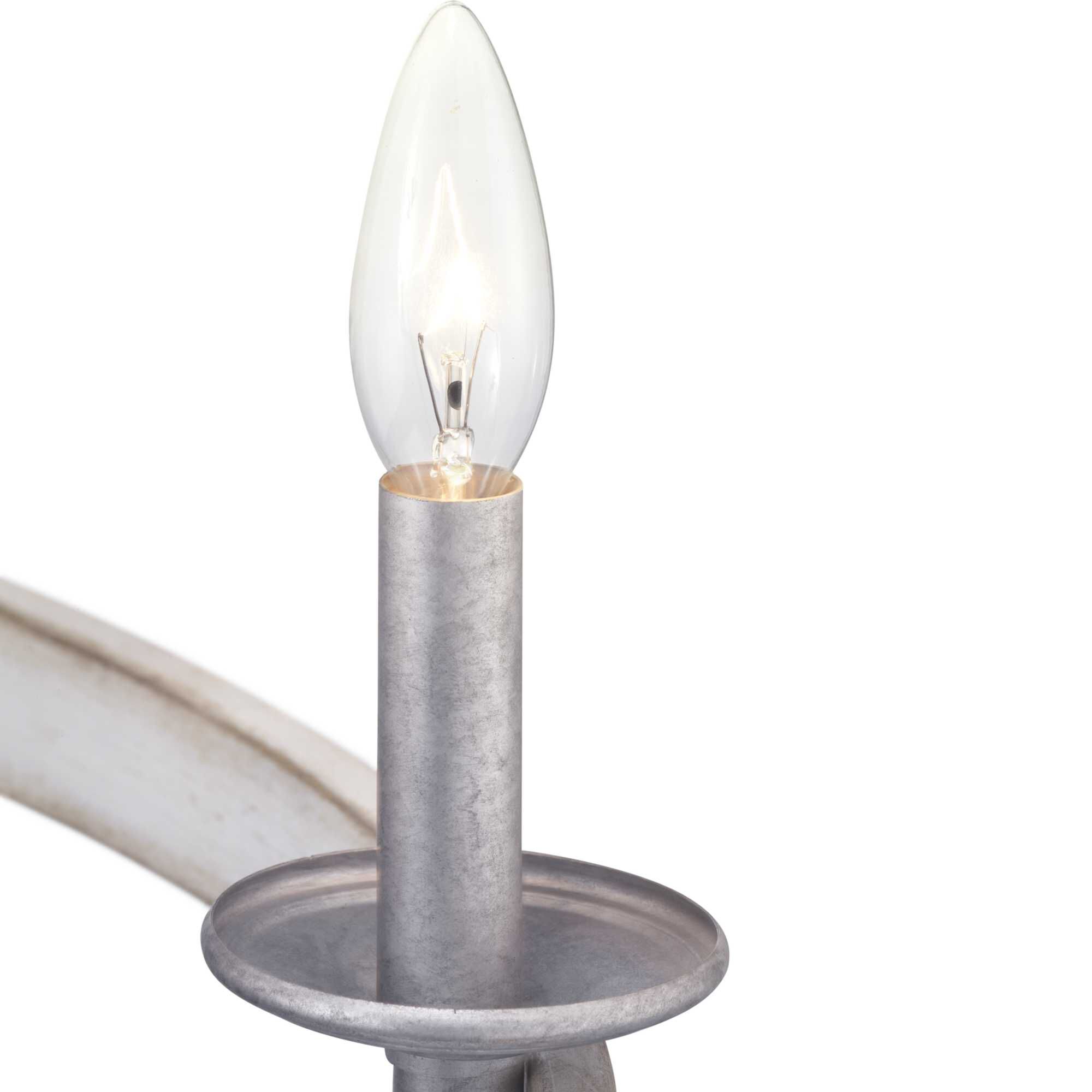 Camps Bay 9 Light 35 inch Galvanized Chandelier Ceiling Light