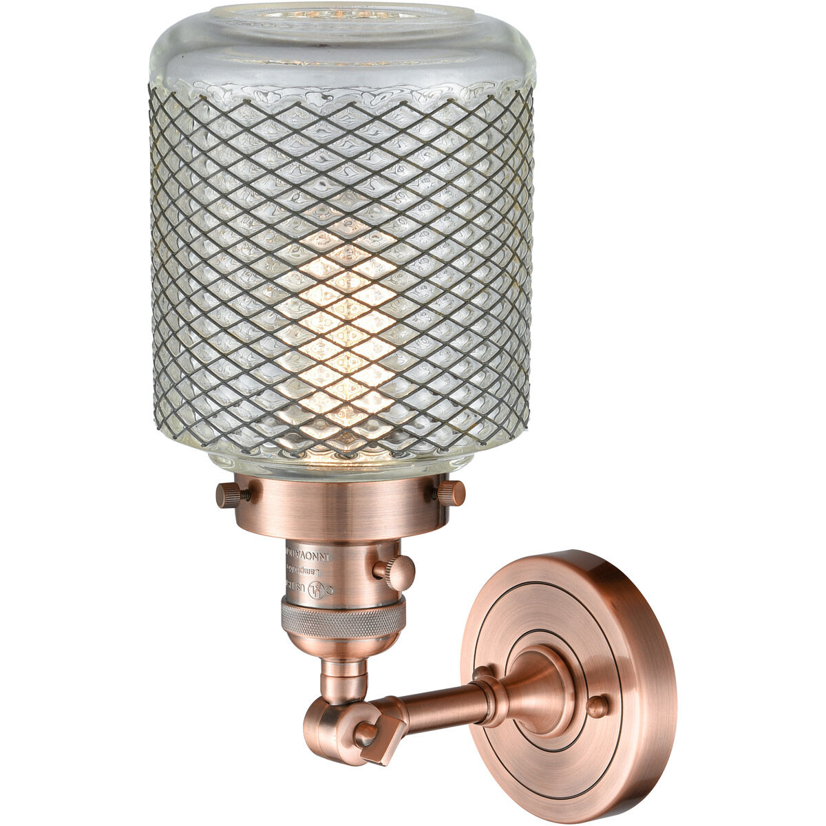 Franklin Restoration Stanton 1 Light 6 inch Antique Copper Sconce Wall Light, Franklin Restoration