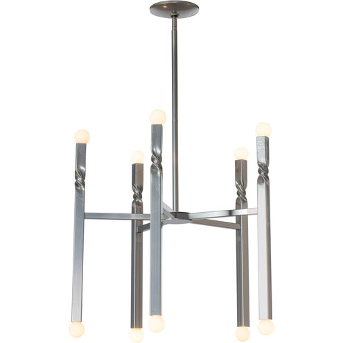 Helix 10 Light 25.9 inch Natural Iron Pendant Ceiling Light