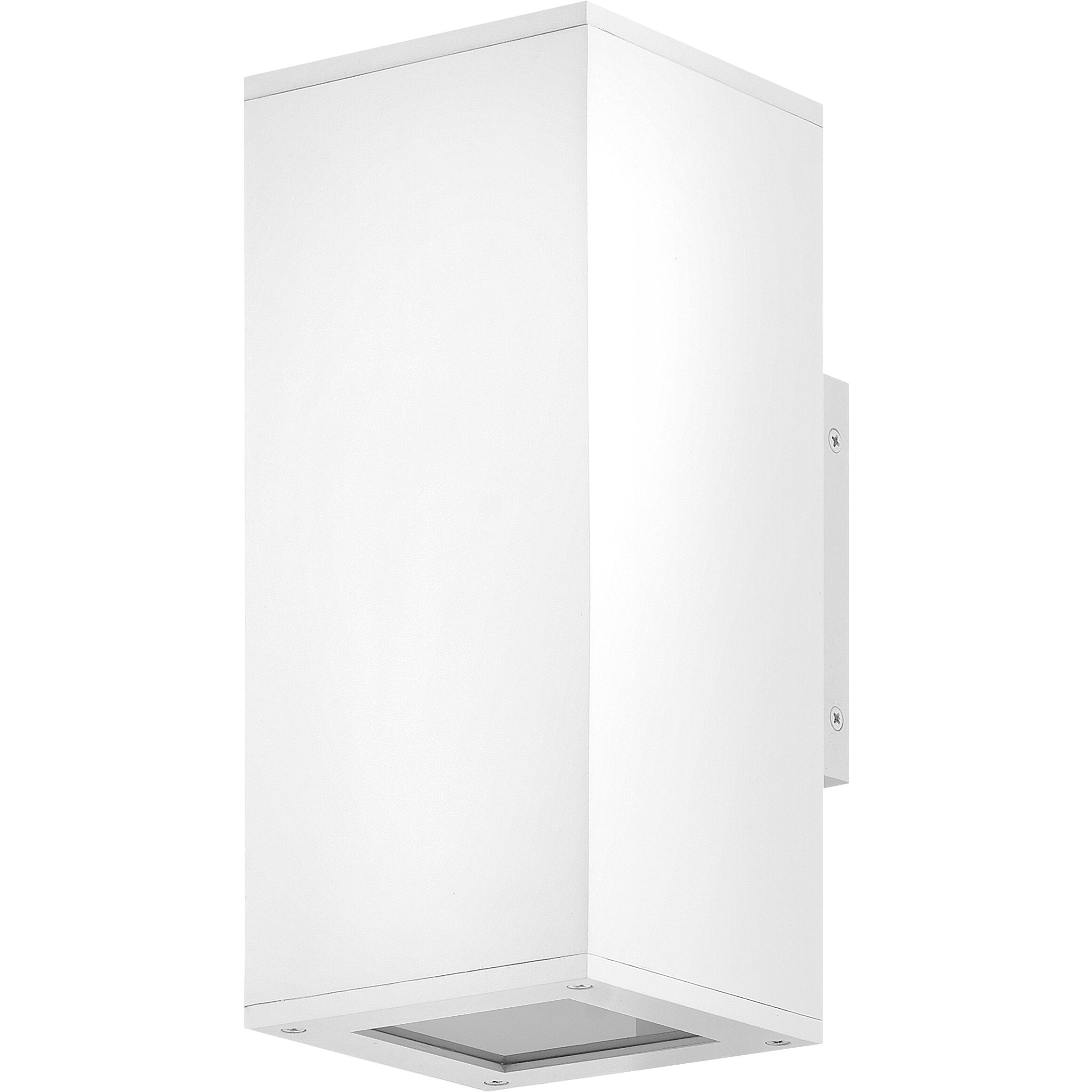 Coastal Elements Tetra 2 Light 12 inch Textured White Outdoor Wall Mount