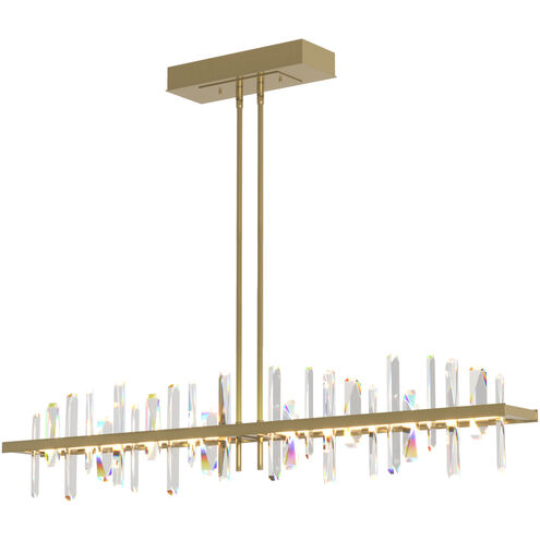 Solitude LED 51.9 inch Modern Brass Pendant Ceiling Light, Large