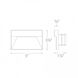 WAC 12V Step Light LED 5 inch White ADA Step and Wall Light in 2700K Warm LED, WAC Landscape