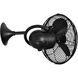 Atlas Kaye 17 inch Matte Black Wall/Ceiling Fan, Atlas