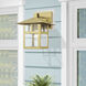 Crestlake 1 Light 11.5 inch Satin Gold Outdoor Wall Lantern