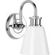 Ashford 1 Light 5 inch Polished Chrome Bath Vanity Wall Light