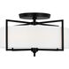 C&M by Chapman & Myers Perno 3 Light 20 inch Aged Iron Semi-Flush Mount Ceiling Light
