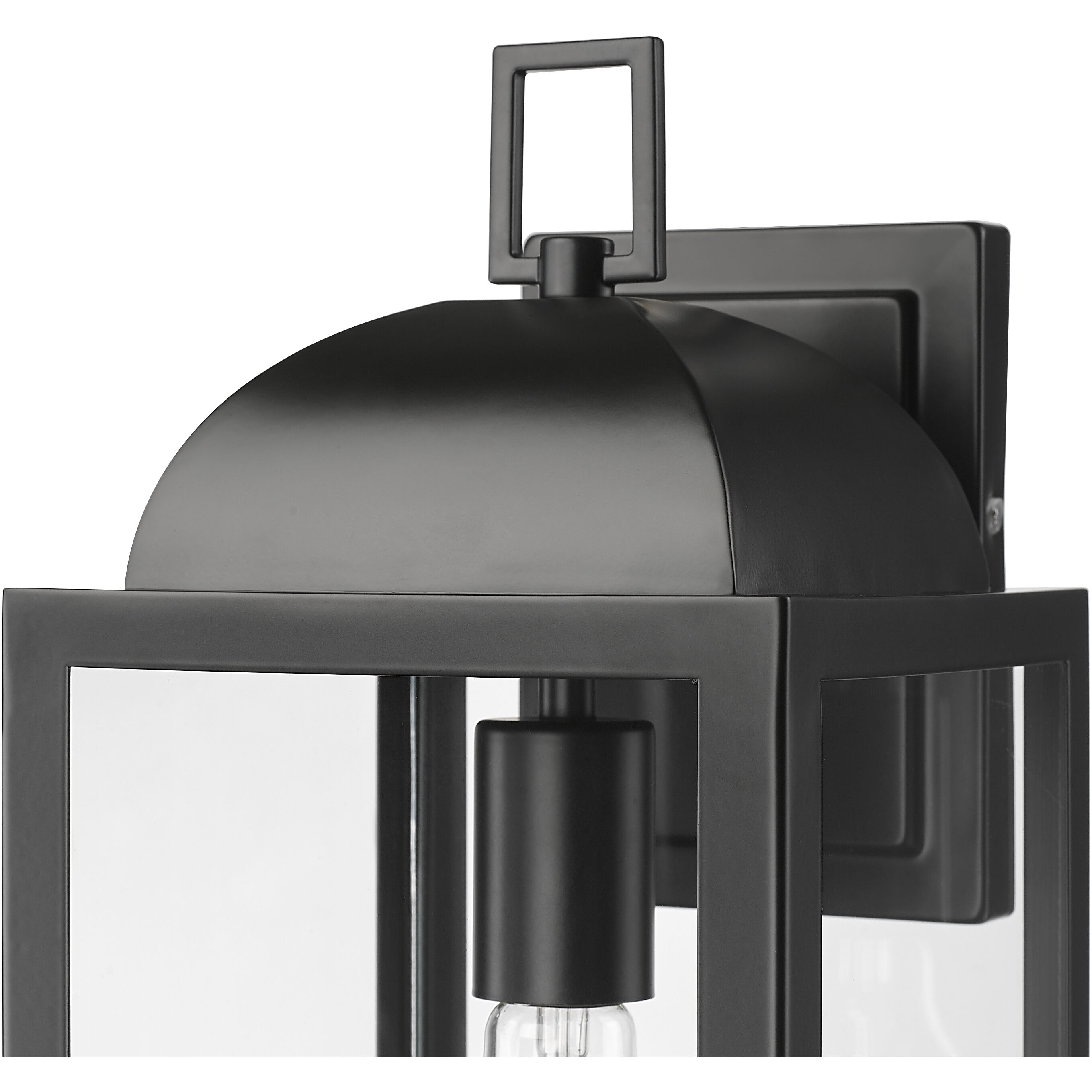 Beaufort 1 Light 17.75 inch Powder Coated Black Outdoor Wall Sconce