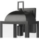 Beaufort 1 Light 17.75 inch Powder Coated Black Outdoor Wall Sconce