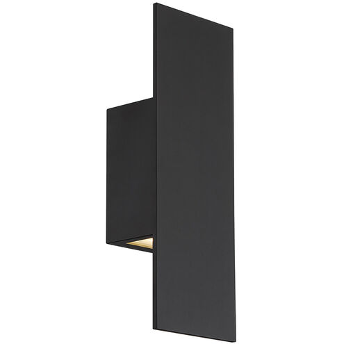 Icon LED 14 inch Black Outdoor Wall Light, dweLED