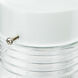 Brentwood 1 Light 9 inch White Outdoor Wall Mount