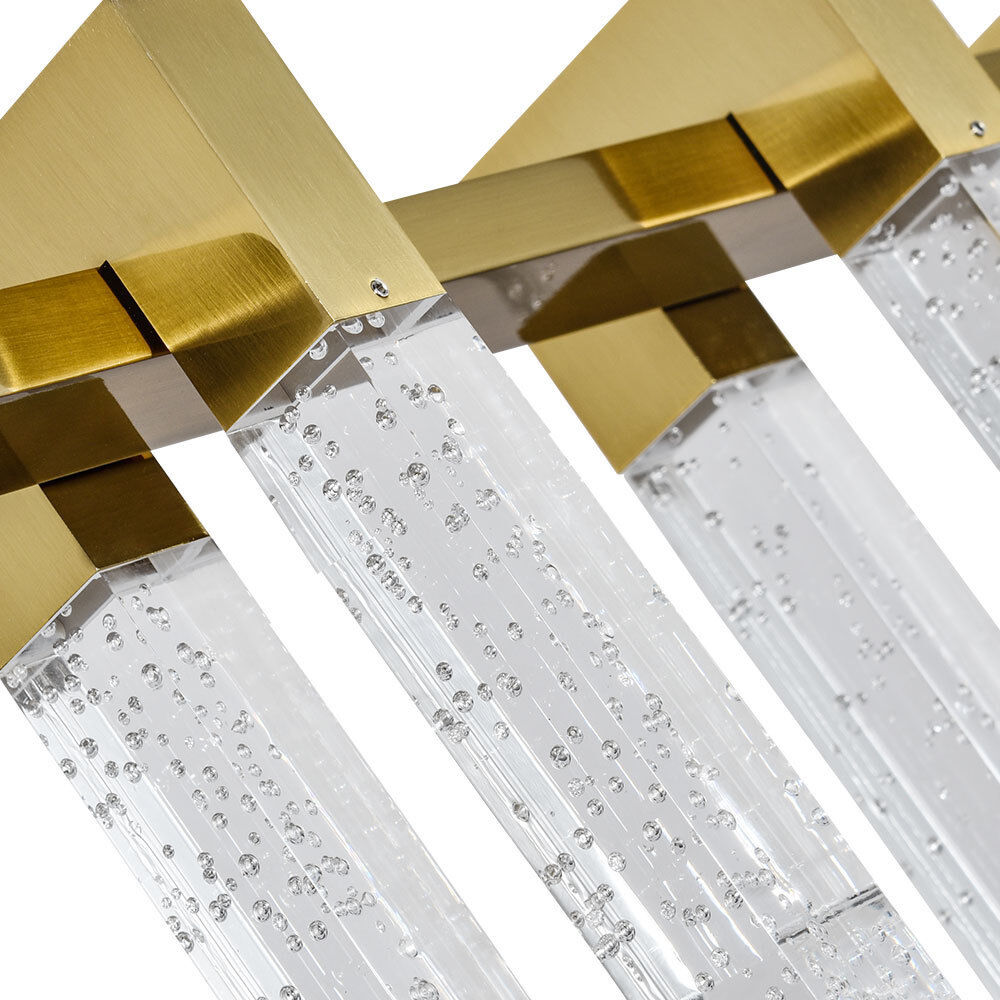 Artisan Collection/SORRENTO Series Linear Chandelier Ceiling Light in Antique Brass