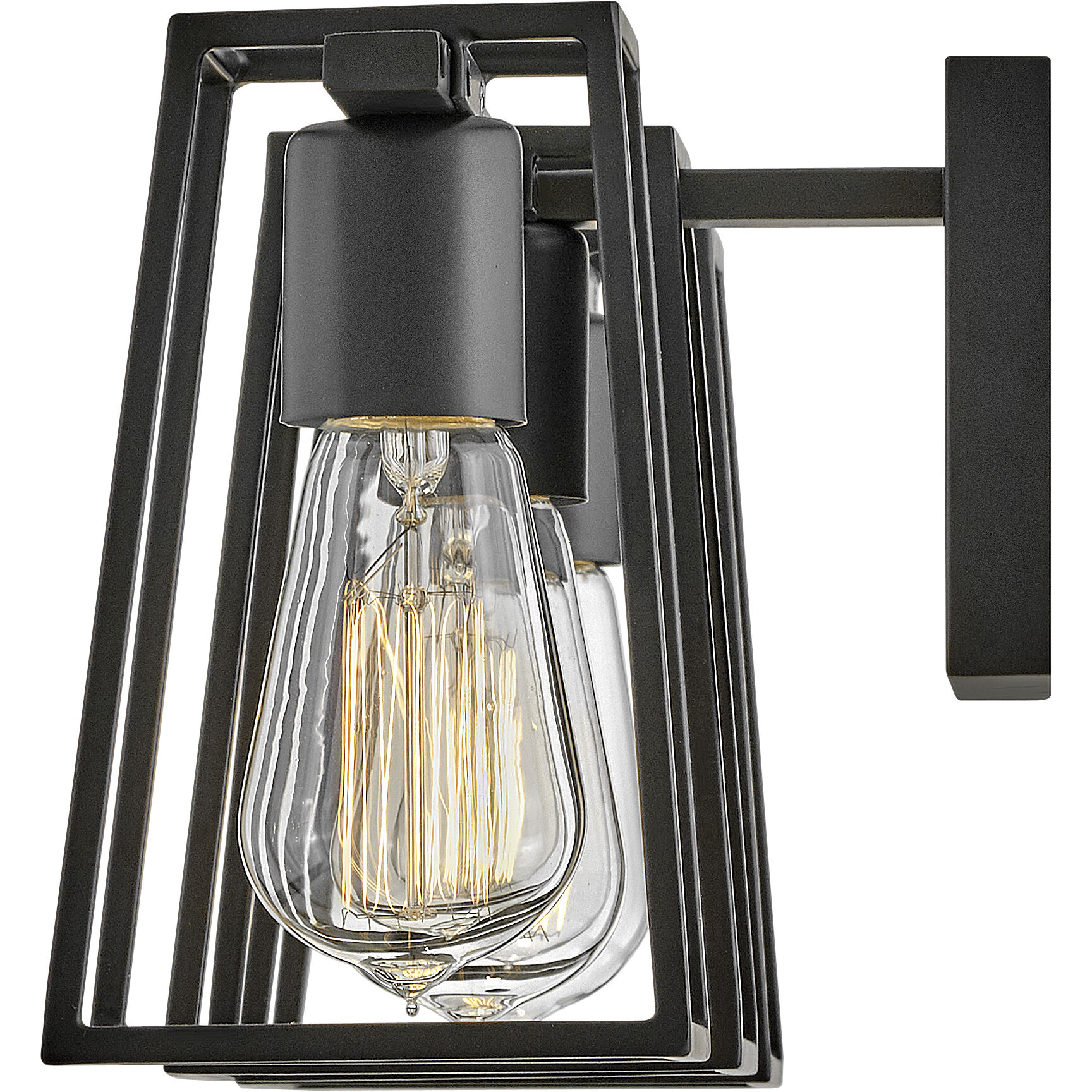 Filmore 24 inch Black Vanity Light Wall Light