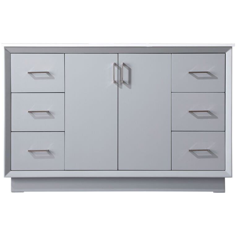 Hayes 54 X 22 X 35 inch Grey Vanity Sink Set