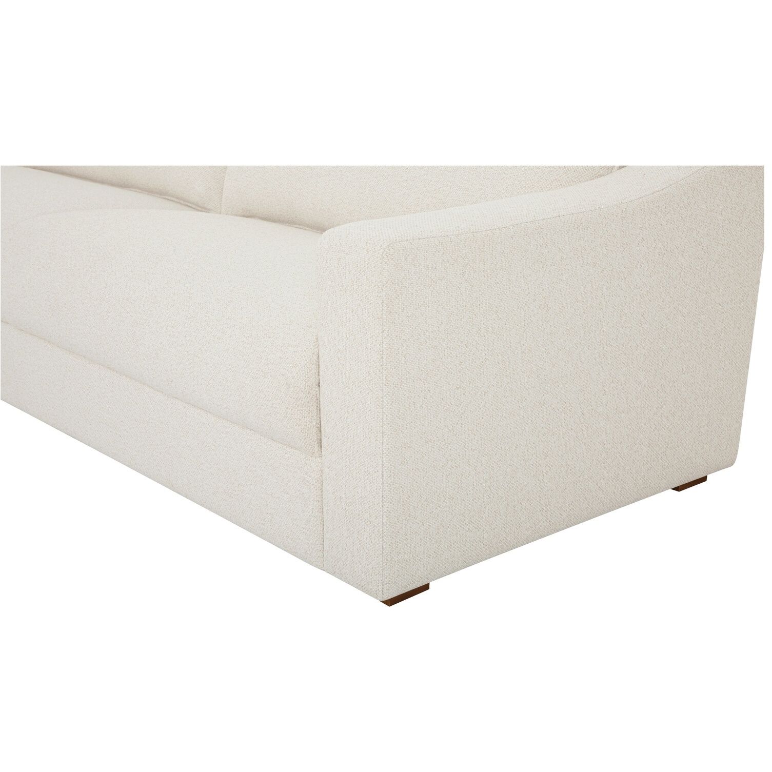 Farrow FO Flecked Oat Modular Sectional in Left, White, Left