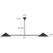 Alora Mood Ashford 2 Light 57.5 inch Antique White Linear Pendant Ceiling Light