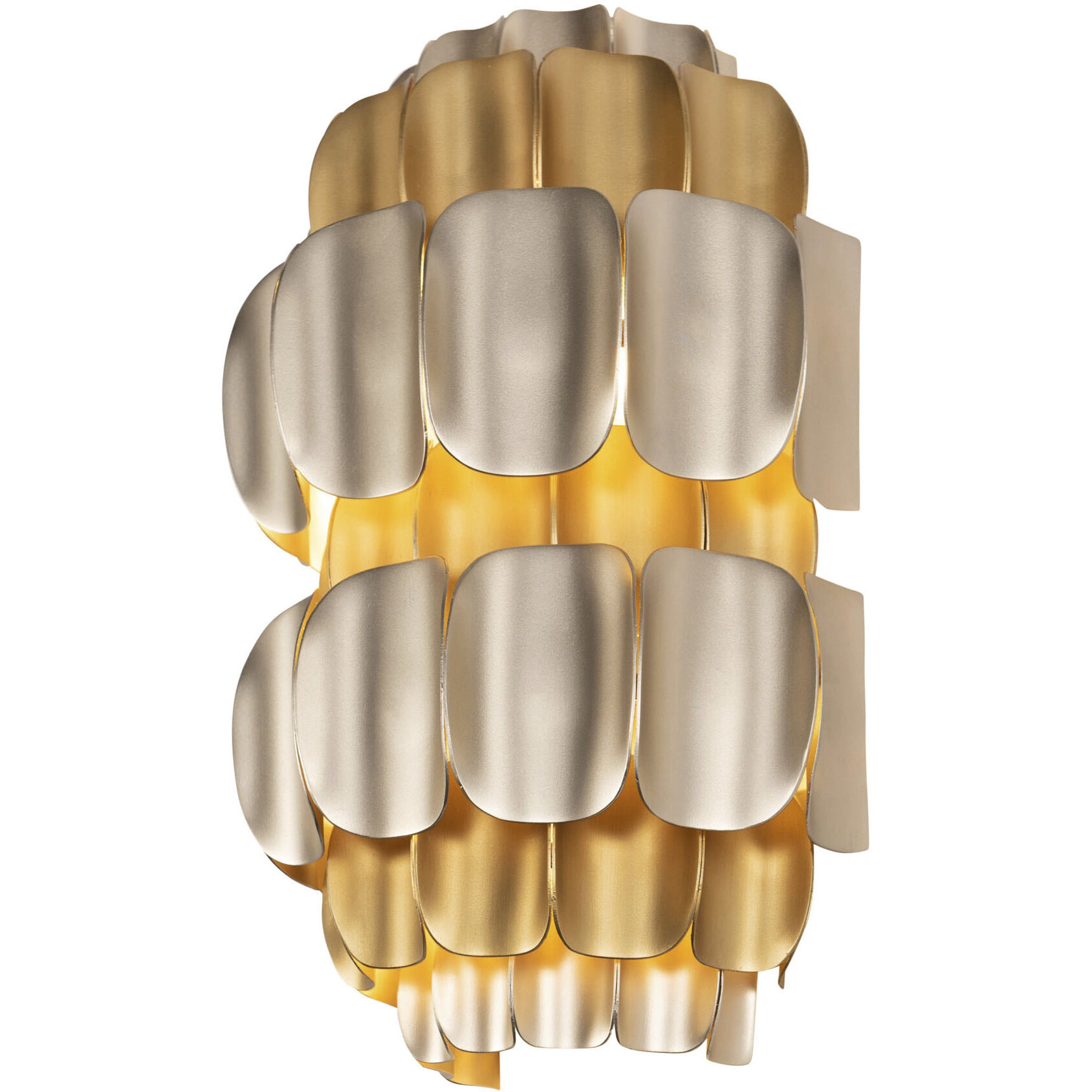 Swoon Sconce Wall Light in Antique Gold, Smithsonian Collaboration