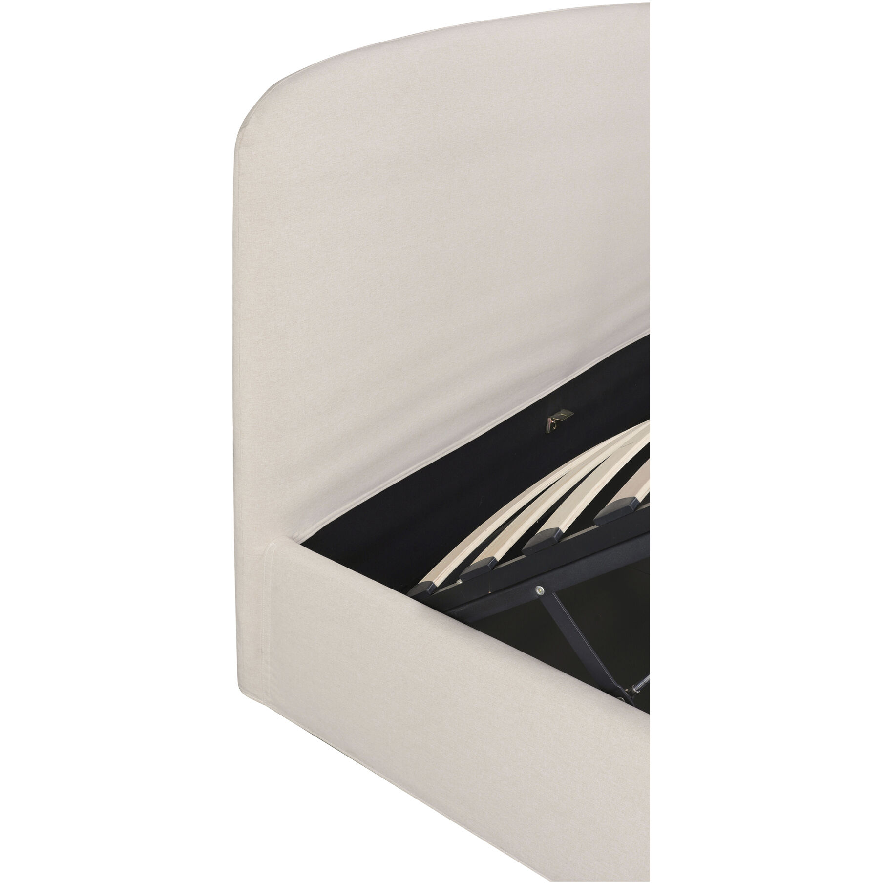 Joan White Storage Bed, King