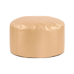 Pouf 12 inch Luxe Gold Foot Ottoman with Cover