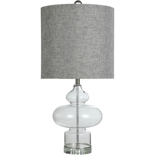 Boulton 35.1 inch 150 watt Clear Seeded Table Lamp Portable Light