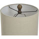 Table Lamp 21.3 inch 100 watt Brown Table Lamp Portable Light