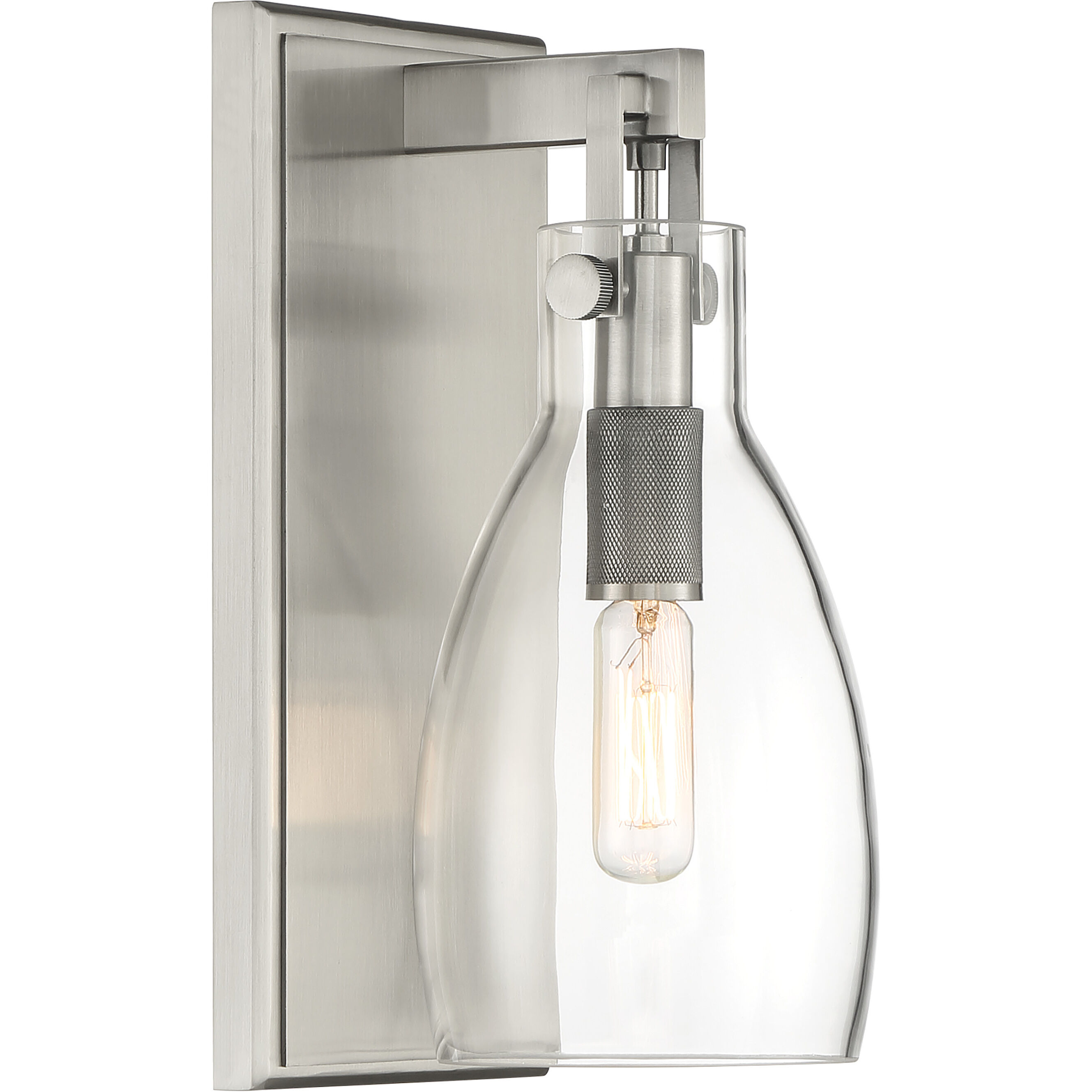 Tiberia 1 Light 5 inch Plated Pewter Bath Light Wall Light