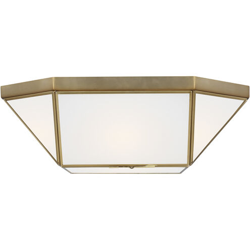 Suzanne Kasler Morrison 2 Light 15.5 inch Satin Brass Flush Mount Ceiling Light