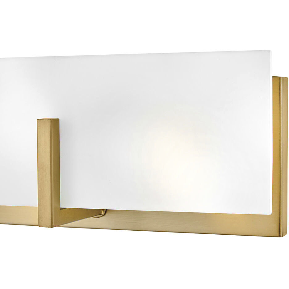Roman 4 Light 25 inch Lacquered Brass Vanity Light Wall Light