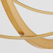 Galilei 8 Light Aged Brass Pendant Ceiling Light