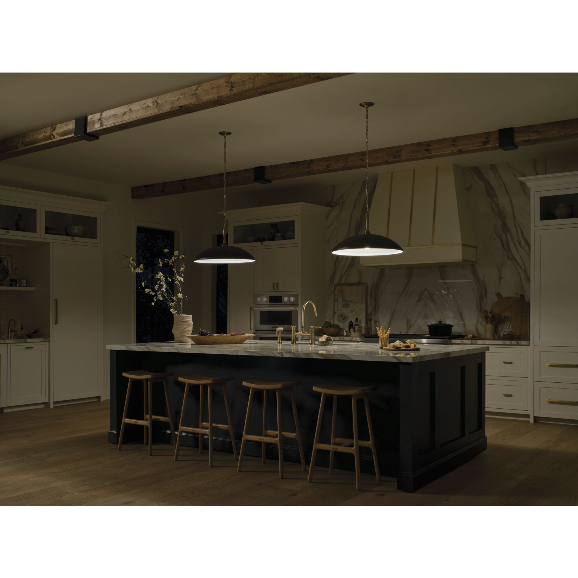 Delarosa 1 Light Black Pendant Ceiling Light