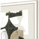 Geometrics Collection Beige Framed Art