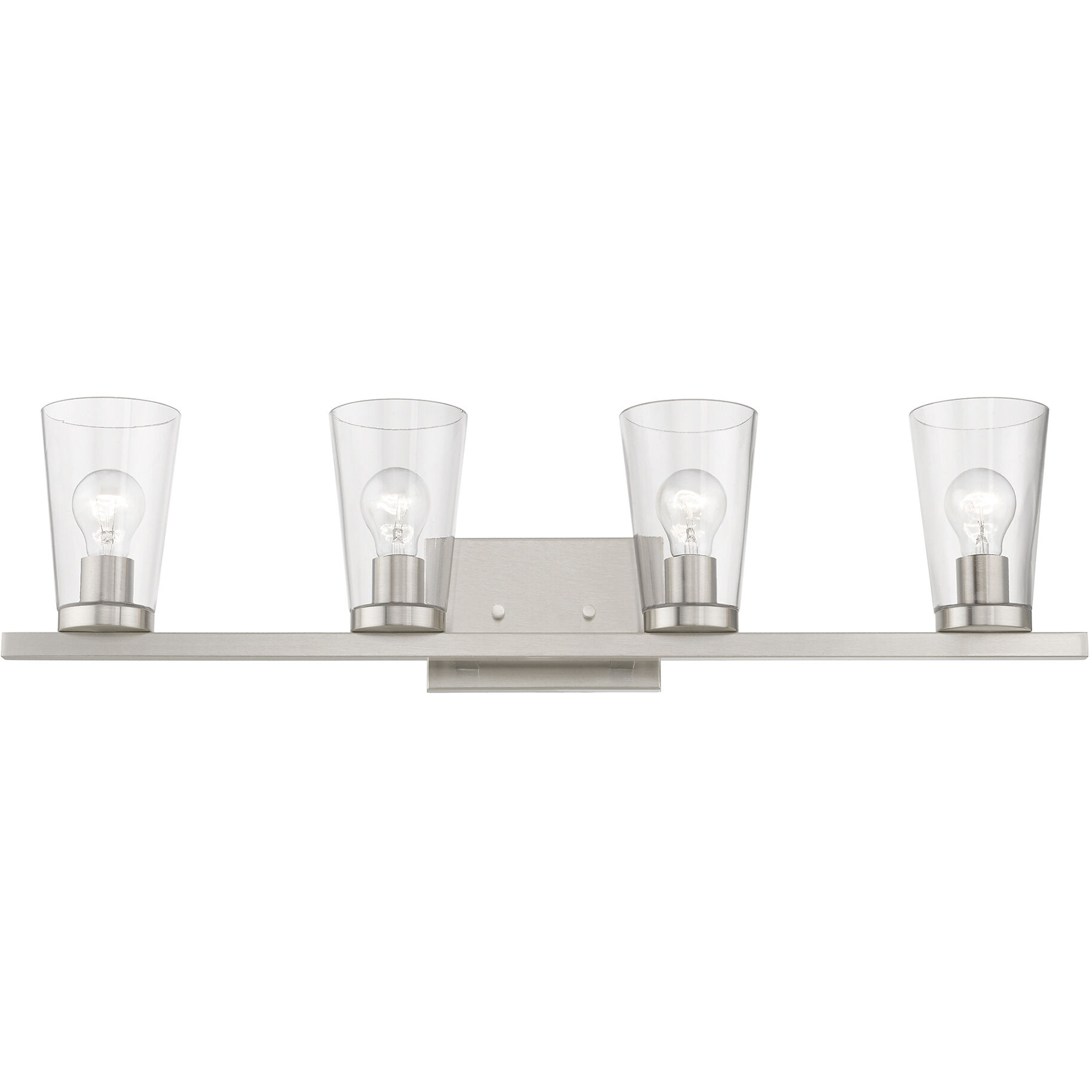 Cityview 4 Light 32 inch Brushed Nickel Vanity Sconce Wall Light, Large