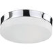 Lomita LED 9 inch Chrome Flush Mount Ceiling Light