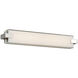 Bliss LED 22 inch Polished Nickel Bath Vanity & Wall Light in 2700K, dweLED
