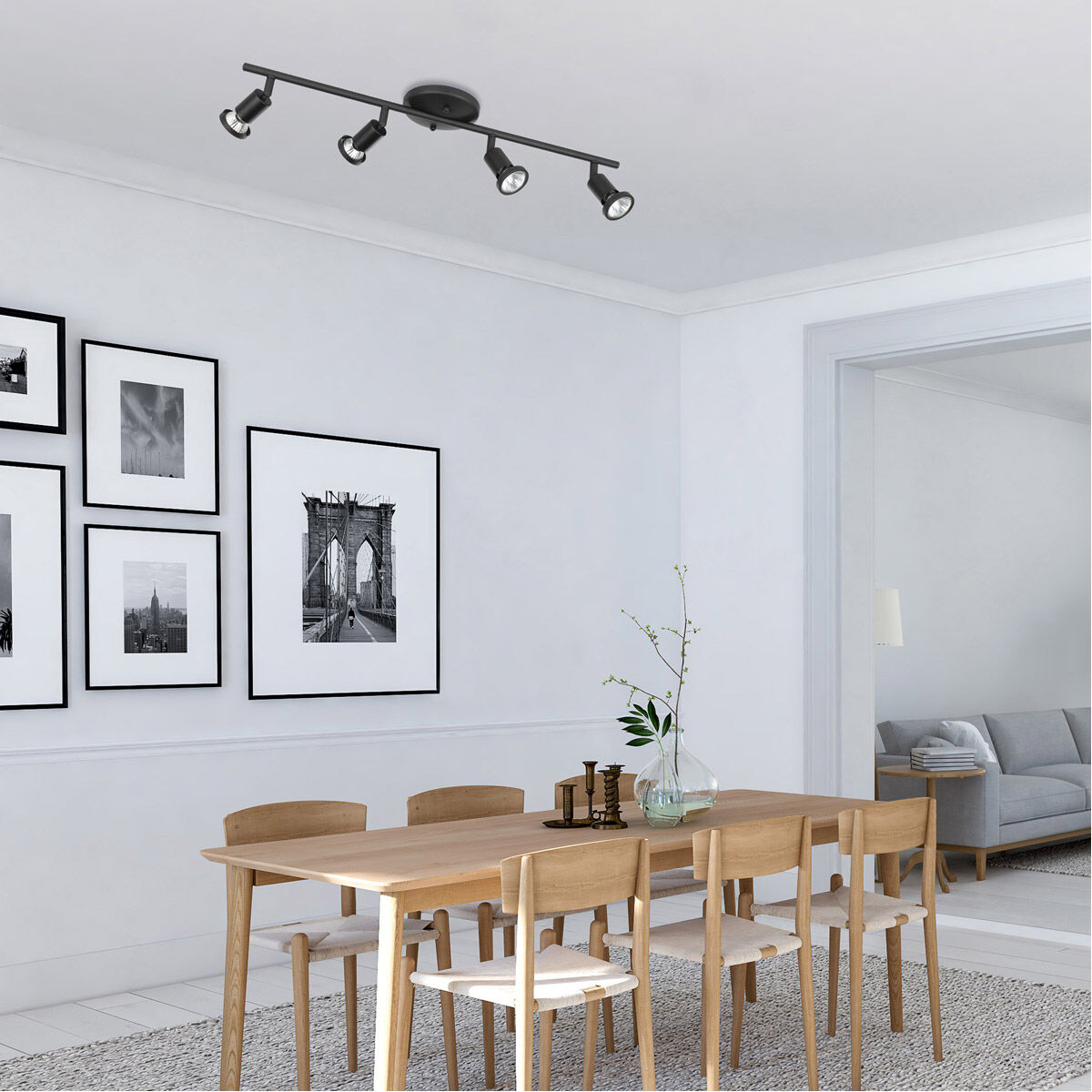 4 light black track lighting deals