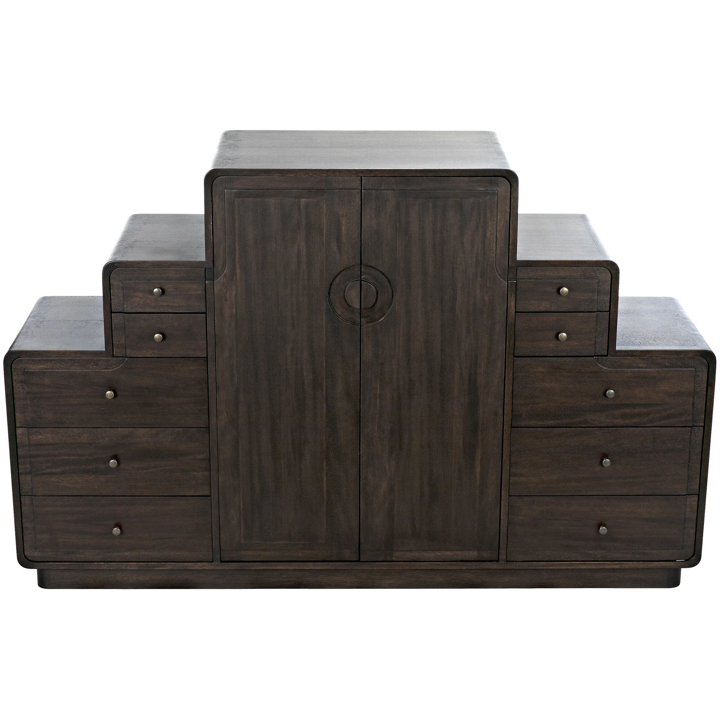 Nova 77.5 X 21 inch Ebony Walnut Sideboard