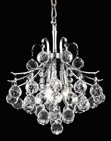 Toureg 3 Light 12 inch Chrome Pendant Ceiling Light in Royal Cut