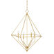 Haines Pendant Ceiling Light in Gold Leaf