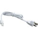 Aurora 40 inch White Under Cabinet - Utility, Plug inl Cord Accessory