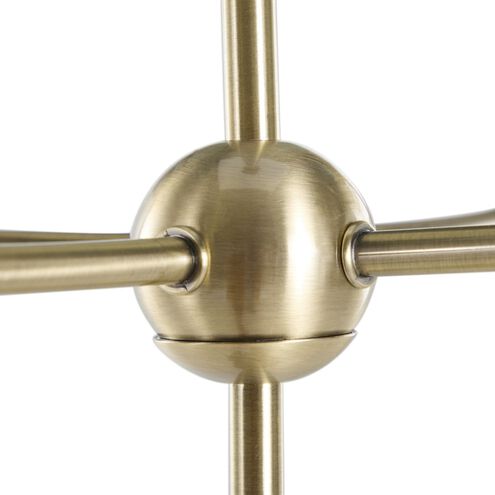 Grayson 4 Light 24 inch Antique Brass Chandelier Ceiling Light