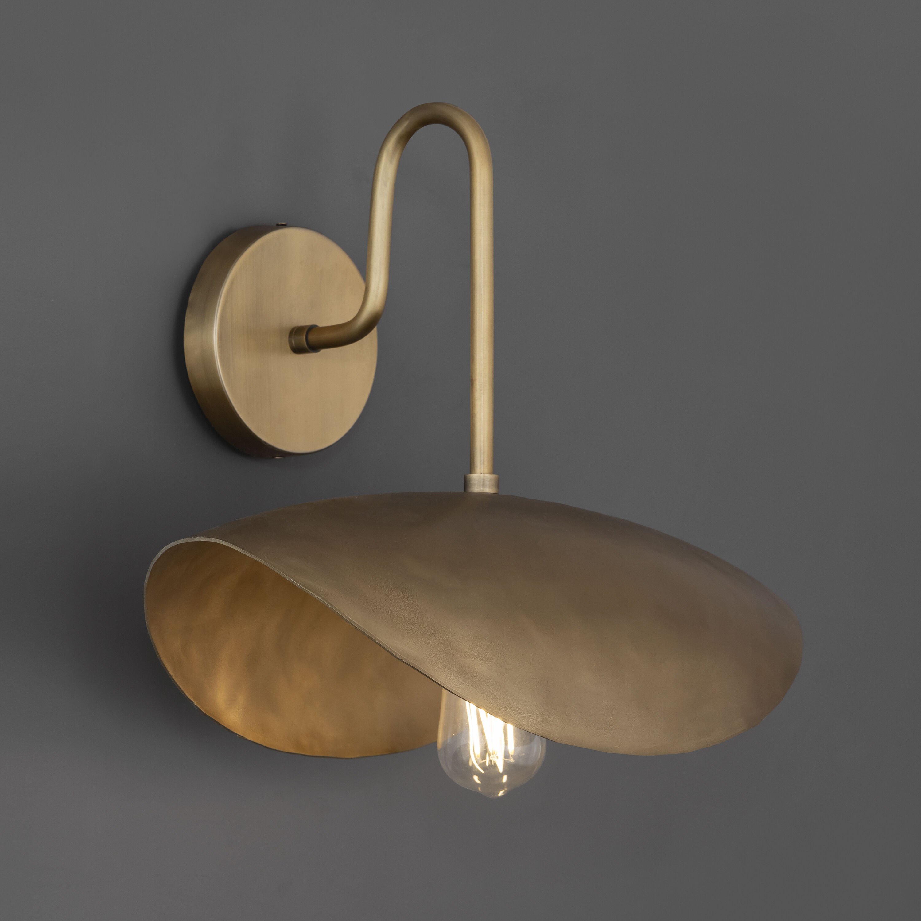 Denarii 1 Light 16 inch Natural Gold Wall Sconce Wall Light