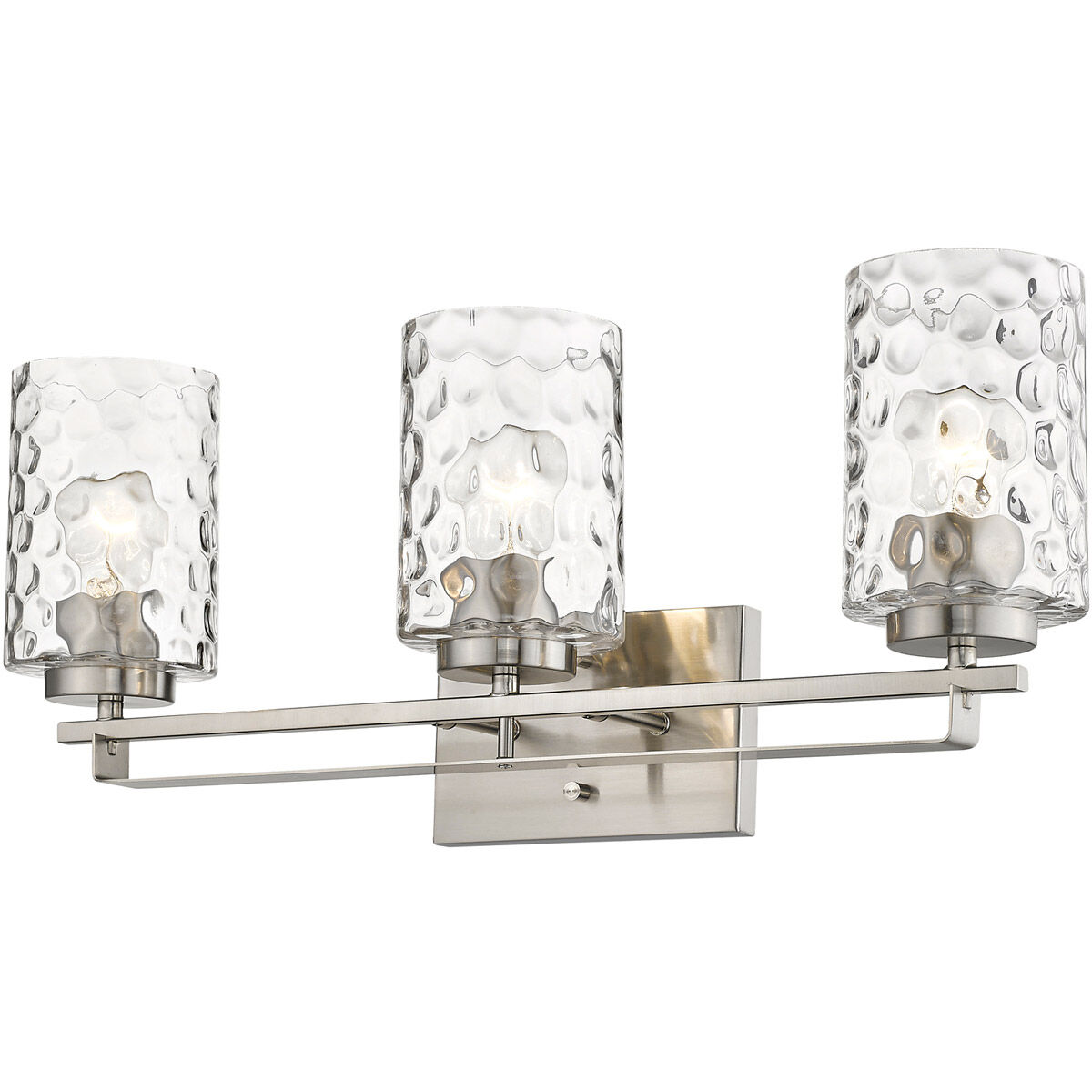 Livvy 3 Light 24 inch Satin Nickel Vanity Light Wall Light