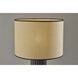 Primrose 28.75 inch 150.00 watt Black Ribbed Ceramic Table Lamp Portable Light